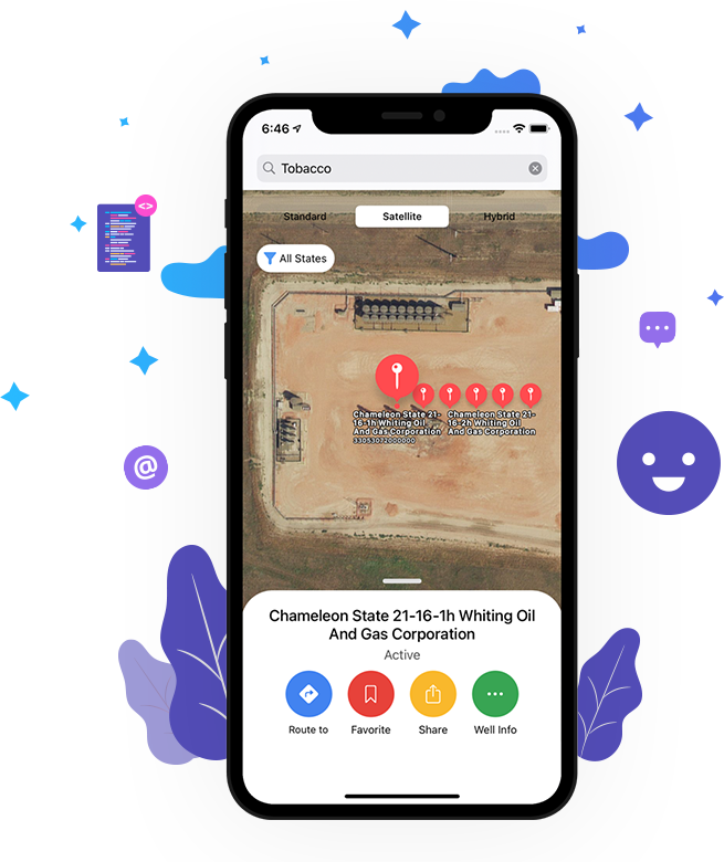 Petrix Maps app screenshot